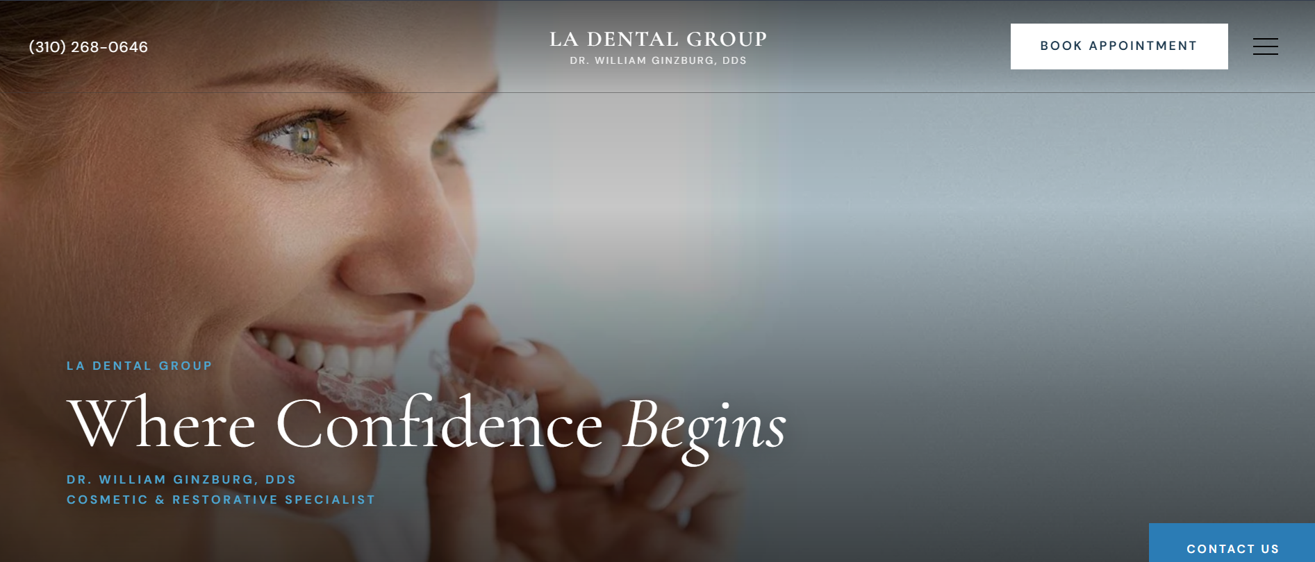 Website built for Dr William Ginzburg